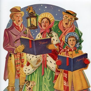 Download digitale di foto di cantanti di Natale vintage anni '50