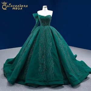 Vestidos de 15 verde jade store