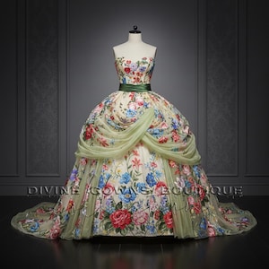 Robe de mariée corset personnalisée, robe de mariée princesse fée