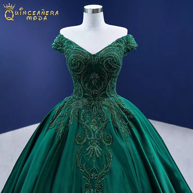 Quinceanera Dress Emerald Green, Emerald Green Quinceanera Dress Luxury