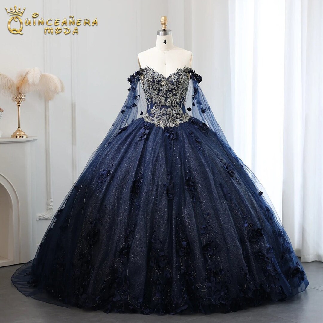 Quinceañera Dress With Lights,quinceanera Gown With Long Sleeve Cape
