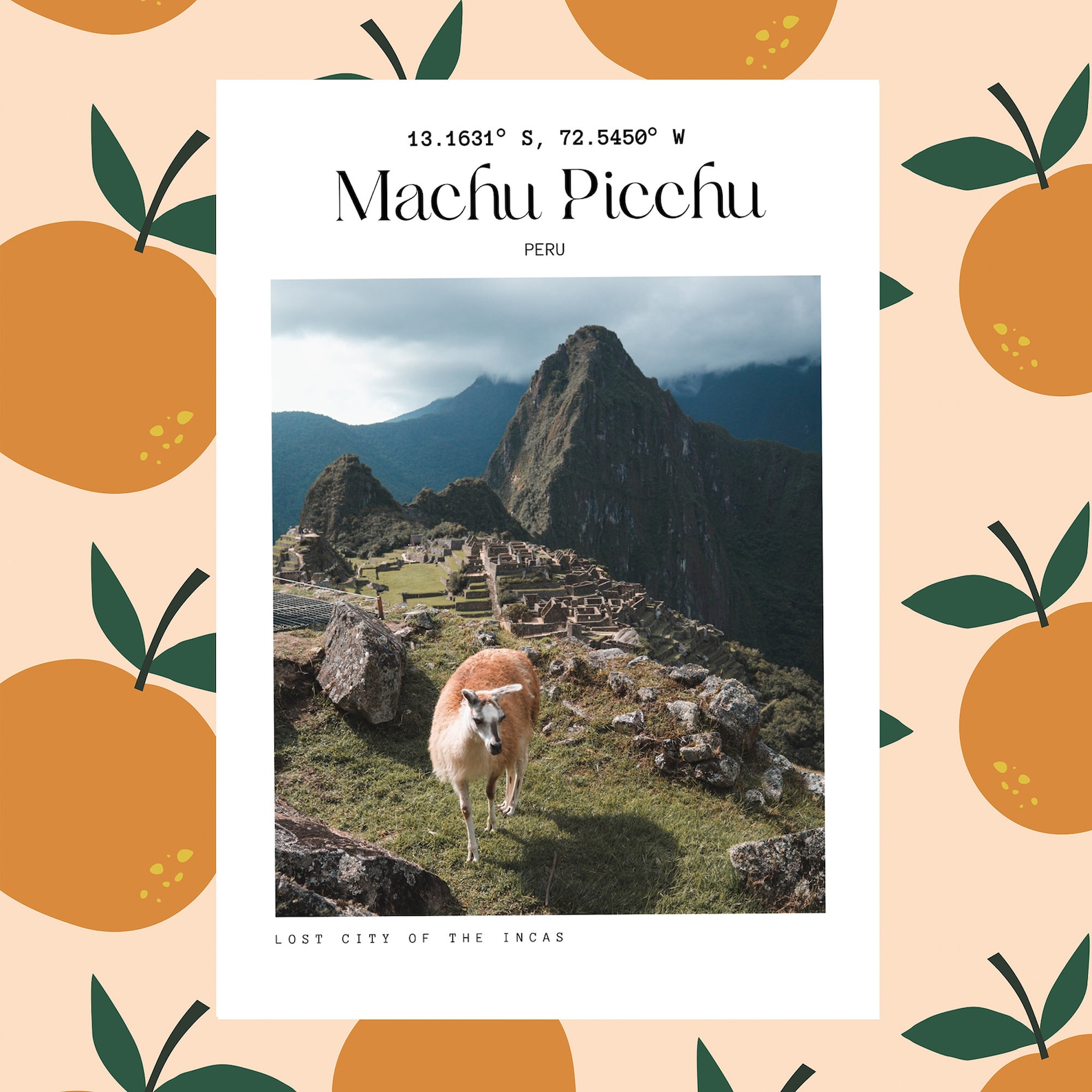 Machu Picchu Peru Printable Wall Art Inca Trail Travel - Etsy