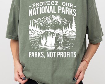 Camiseta vintage de Parques Nacionales, camiseta retro de Parques de EE. UU., camiseta de moda para chica granola, camiseta boho farmcore, ropa boho forestcore de Gorpcore, E711