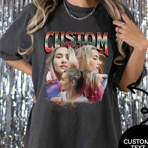 Custom Graphic Photo Vintage Shirt, Family Bootleg Graphic Shirt, Personalize Bootleg Shirt, Bachelor Party, Graduation Gift Ideas, E513