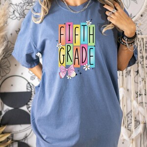 Fifth Grade Teacher Shirt, 5th Grade Shirts, 5th Grade Team Gift, 5th Grade Squad Shirt, Back To School Tee, 5th Grade Crew Gift, E264