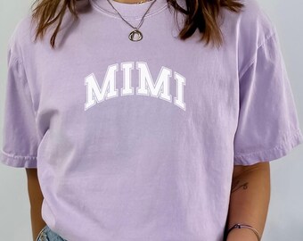 Camiseta Mimi de Comfort Colors, regalos Mimi, camiseta Mimi, mejor camiseta Mimi, camiseta Blessed Mimi, camiseta Mimi-Life, regalo del día de la madre para la abuela, E097