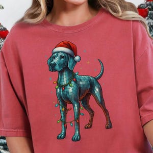 Comfort Colors® German Shorthaired Pointer Christmas shirt, German Shorthaired Pointer Mom gift, GSP lover, E883