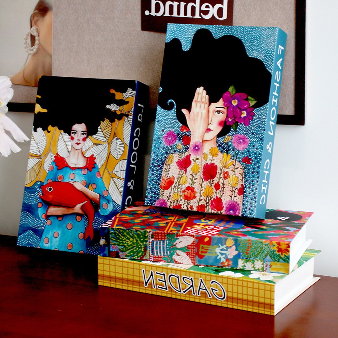 Openable Book Box, Coffee Table Decor , Shelf Decor, Vacation Style ...