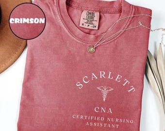 Maglietta personalizzata per infermiere CNA, maglietta personalizzata per infermiere CNA, regalo per infermiere CNA, regalo di apprezzamento per infermieri, maglietta per assistente infermieristico certificato, E348