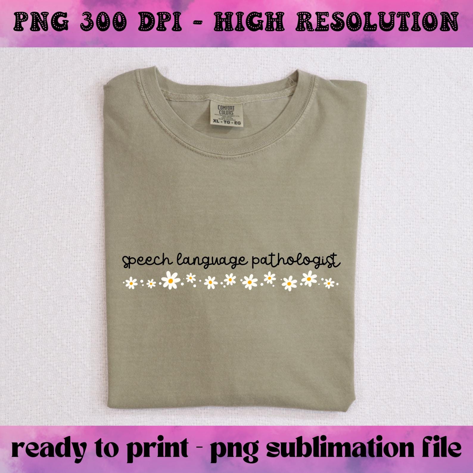 Slp Png, Slp Floral Png, Speech Language Pathologist Png, Slp Shirt Png ...