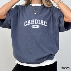 Cardiac Nurse Shirt, Gift for Cardiac Nurses, Cardiovascular Nursing Tee, Heart Nurse Gift, Heart Anatomy, CVICU RN, NP Graduation Gift,E104