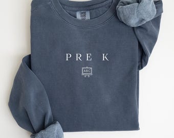 Comfort Colors® Pre-K Teacher Shirt, Pre-K Squad, Preschool Crew, PreK Teacher Shirt, Pre-K Teacher Team Shirts, PreK Shirt, Pre K Tee, C375
