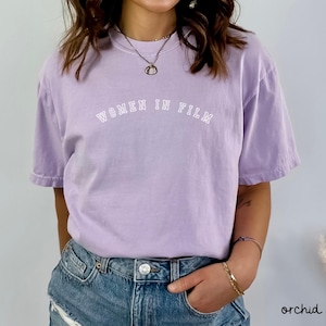 Women in Film Shirt, Comfort Colors Film Shirt, Filmmaker Vintage Shirt, Women in Filmmaking Gift, Film Crew Shirt, Film Gifts for Her, E015