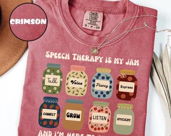 Logopädie ist mein Jam-Shirt, Sprachpathologen-Hemd, Slp-Geschenk, SLPA-Abschluss-Hemd, Logopäden-T-Stück, SLPA-Geschenke, E373