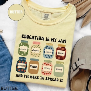 Education is my Jam Shirts, Special Education Teacher Gifts, Sped Teacher Shirt, Special Ed Teacher, Autism Teacher Shirt, Sped Shirt, E388