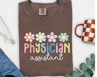 Asistente médico PNG, Sublimación floral de asistente médico, Diseño de asistente médico, Descarga de diseño digital de asistente médico