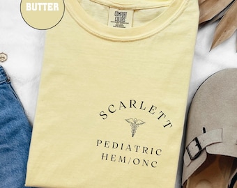 Personalized Pediatric Hem Onc Nurse Shirt, Pediatric Hem Onc Nurse Shirt, Nurse Appreciation, Pediatric Oncology Hematology Nurse Gift E352