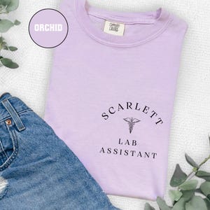 Personalized Lab Assistant Shirt, Medical Lab Science Shirt, Lab Tech Team Shirt, Med tech Shirt, Lab Scientist Med Lab Tees, Lab Crew, E356