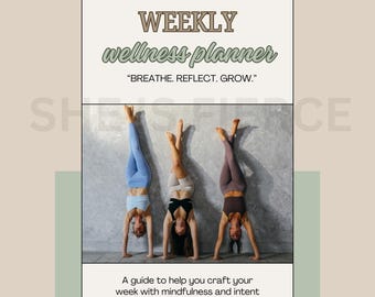 7 day journal wellness planner dtf wellness dtf journaling wellbeing affirmations self care self worth self care plan exercises printable