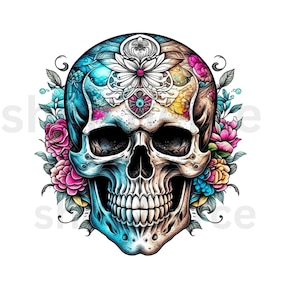11x skull skull designs skull tattoo skull art skull wall art gothic dtf skull tattoo designs floral skull dtf tattoo design  gothic goth