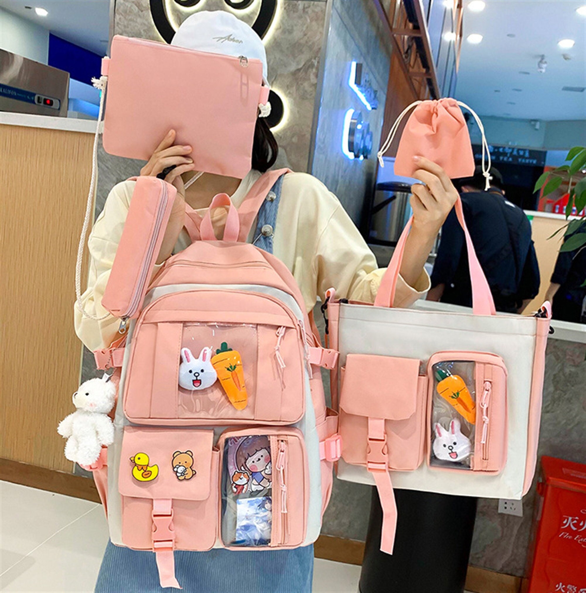 Kawaii Cute Crossbody Bag, Aesthetic Shoulder Tote Bag, Japanese Handbag & Messenger  Purse For Girls Women - Temu Germany