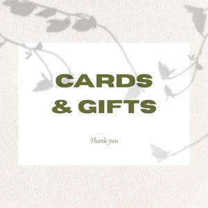 TOSKANA | 5x7 Karten und Geschenke Schild mit fetter Sans Serif Schriftart | Modernes Wunsch gut Hochzeitsschild | Grün am Tag Dekor | Digitaler Download