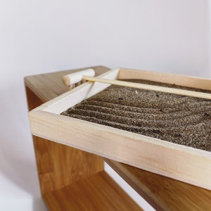 Zen Garden Kit - The Mini - Free personalized message stamped on tray! Great gift idea | Desk Accessory | Fidget Decor