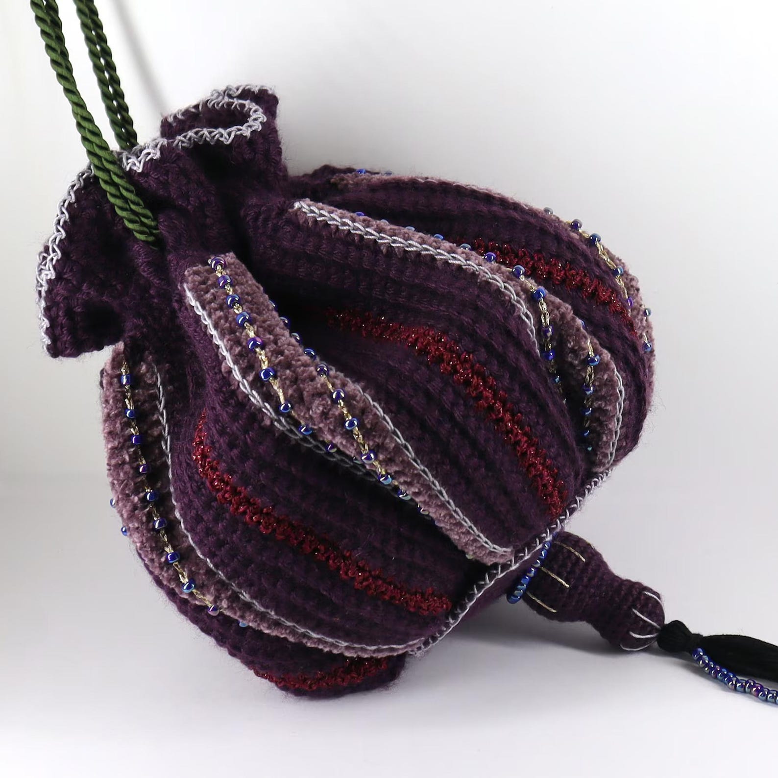 English PDF Crochet Pattern Magical Beaded Bag Instant Download English ...