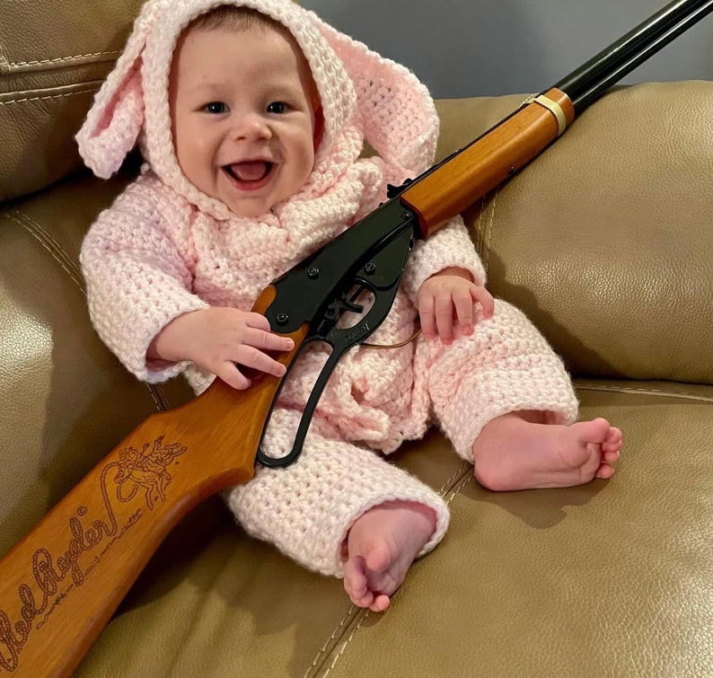English PDF Crochet Pattern Chloe Bunny Hooded Suit 3 Sizes 0-3 Months ...