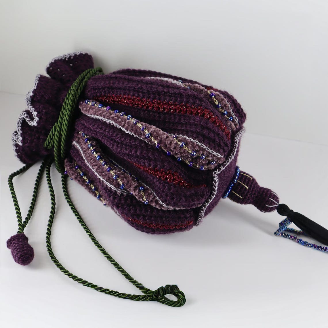 English PDF Crochet Pattern Hermione Beaded Bag Instant Download ...
