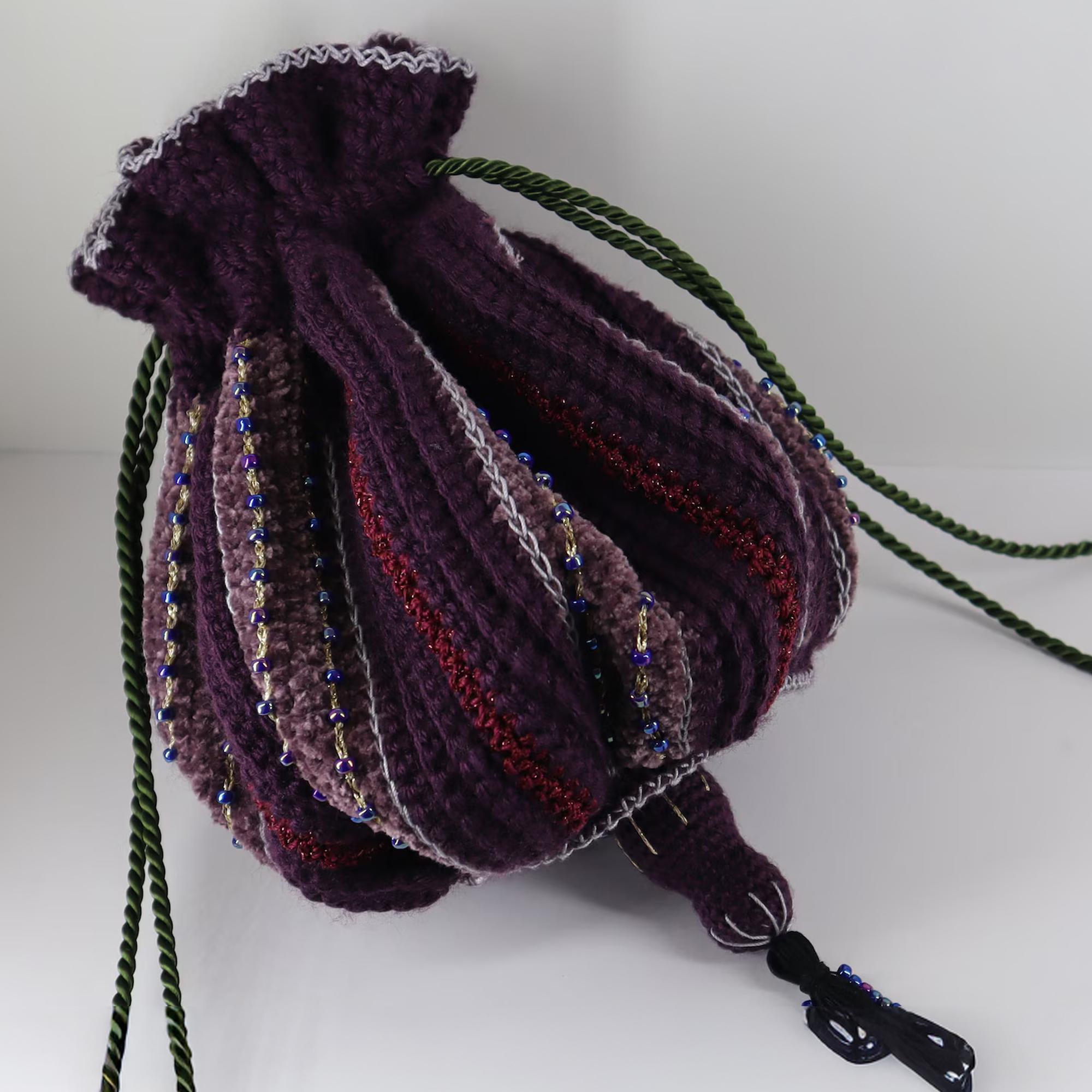 English PDF Crochet Pattern Magical Beaded Bag Instant Download English ...