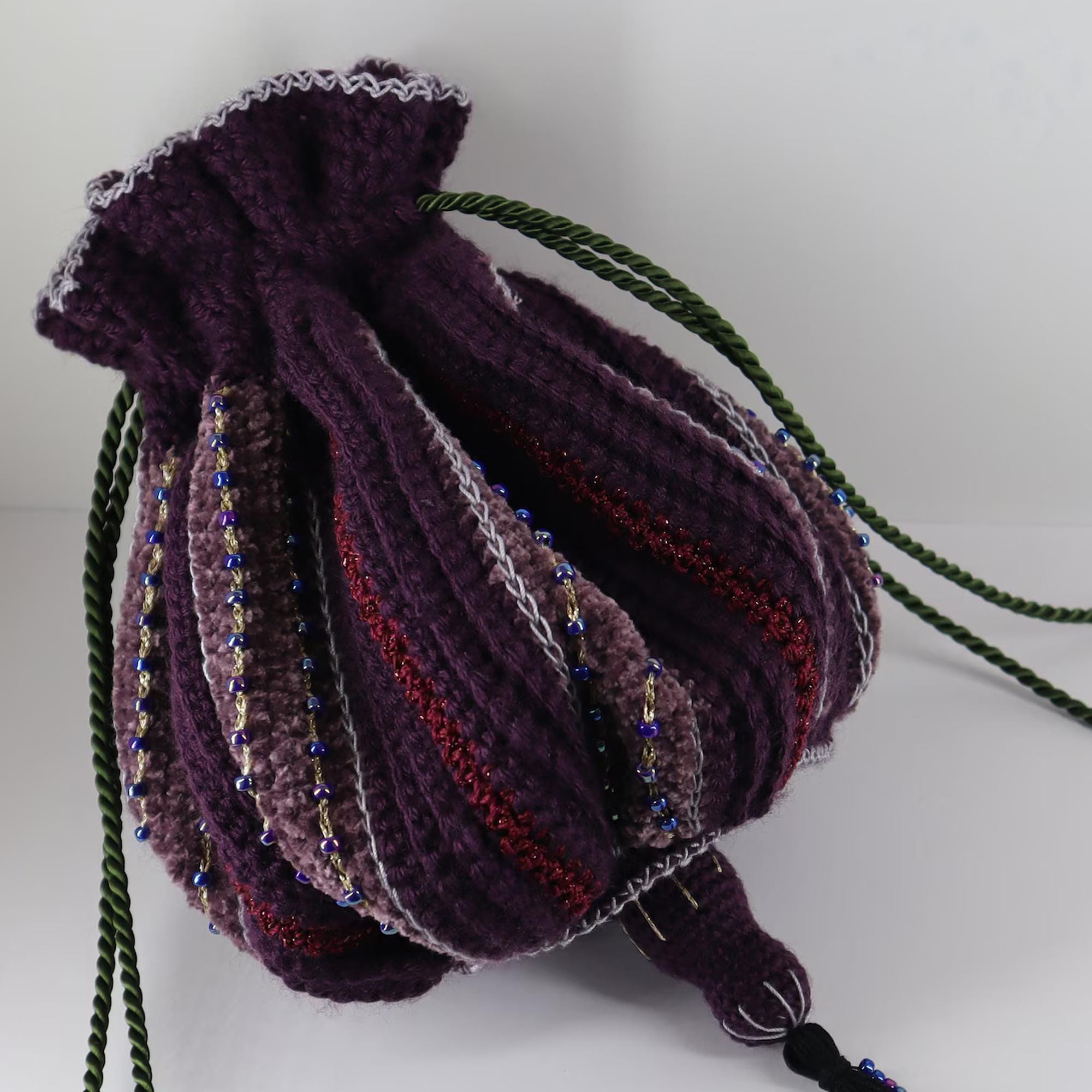 English PDF Crochet Pattern Magical Beaded Bag Instant Download English ...
