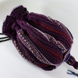 Magical Beaded Bag Crochet Pattern (english PDF) – Small Reticule Purse ...