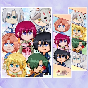 Akatsuki no Yona Holographic Print & Bookmark, Yona, Hak, Yoon, Zeno, JaeHa, KiJa, ShinAh
