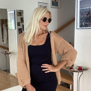Istruzioni per la lavorazione a maglia: Cardigan "SOLY" - Cardigan | 2 design diversi | per principianti| con video | tedesco