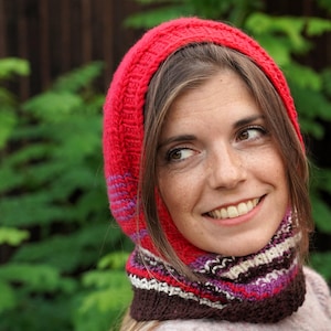 Strick-Anleitung: Balaclava - Kapuzenmütze  "FAMULO" |  für Anfänger- for beginners | mit Video | deutsch | english