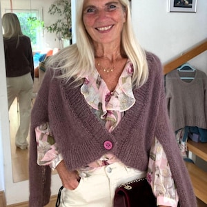 Knitting pattern: Cardigan &quot;MARISOUL&quot; | for beginners | with video coming soon | German