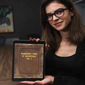 Dungeon Master Gift Tome of Adventures Vol 1 Dnd Accessories gift dungeon master dnd player gift dnd gifts for dm dnd accessories dm dnd D20