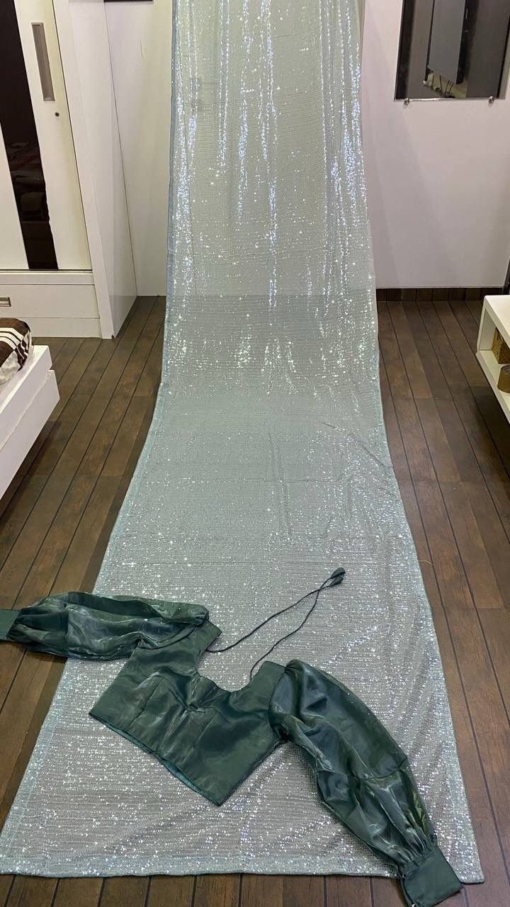 silk saree with belt