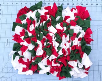 Dog/Pet Snuffle Mat for treats/food, Rooting Rug, Enrichment, Sensory Play, Mental Exercise, Slow Feeder, training (benefits dog rescue)