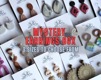 Jewelry Mystery Box, Treat Yourself Bag, Lucky Dip Box, Suprise Box, Gift Box for Her, Earrings Bundle, Gift Box for Her, Jewelry Box Girls