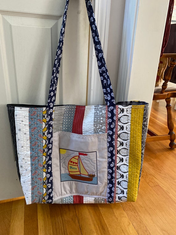Custom Oversized Quilted Tote Bag -  Canada