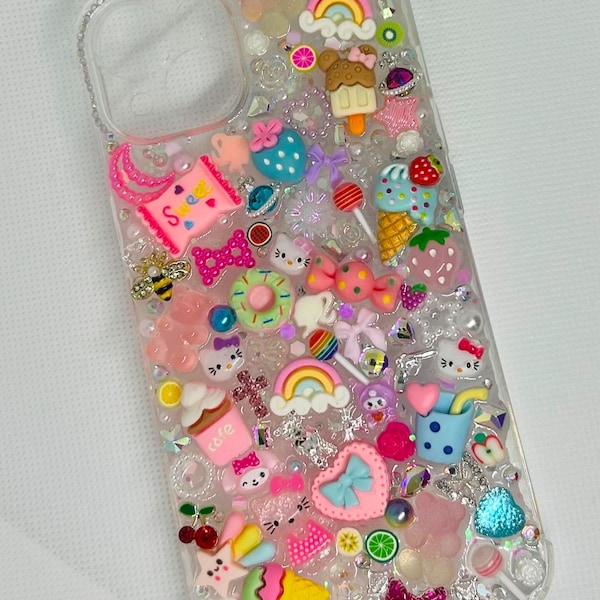 Junk phone case | Random | Freestyle | Charms Bling Kawaii | iPhone case | Most iPhones