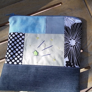 Shooting star zipered pouch