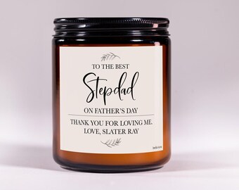 Personalized Stepdad Gift  - To the best stepdad on Fathers Day