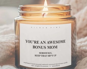 Vela divertida de regalo para madrastra: ¡Eres una madrastra increíble!