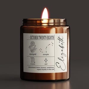 Hand-Poured Zodiac Candles