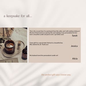 A keepsake for all...