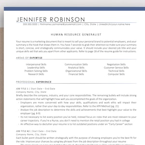 Clean, Executive Resume Template 2023, Modern CEO Resume Template for Word and Apple Pages, Resume Template, 1, 2 Page Director Resume