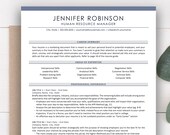 Minimalist Resume Template | CV Template Word, Google Docs
